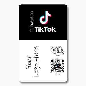 Follow us on Tik Tok Card - Tap and Scan - 224 Italy