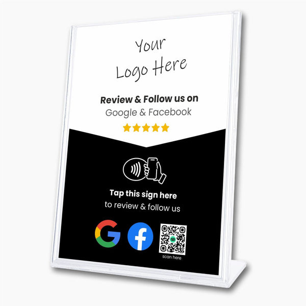 Google & Facebook Multilink Review & Follow Stand - 224 Italy