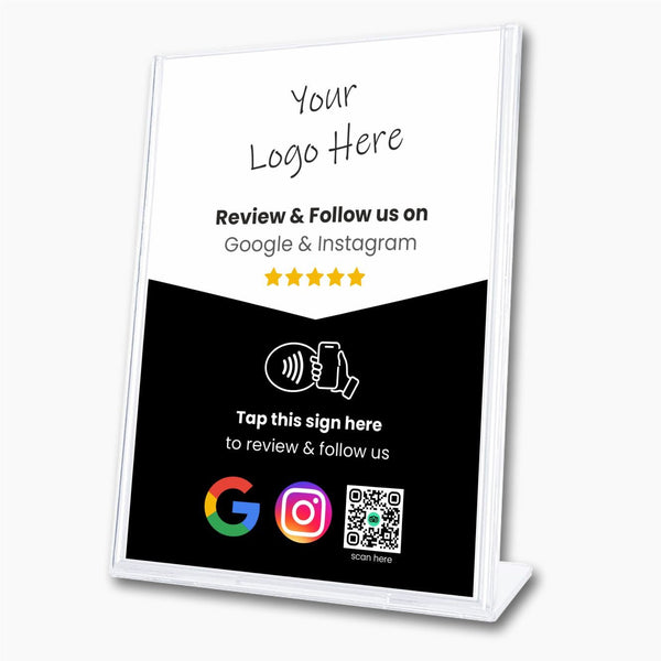 Google & Instagram Multilink Review & Follow Stand - 224 Italy