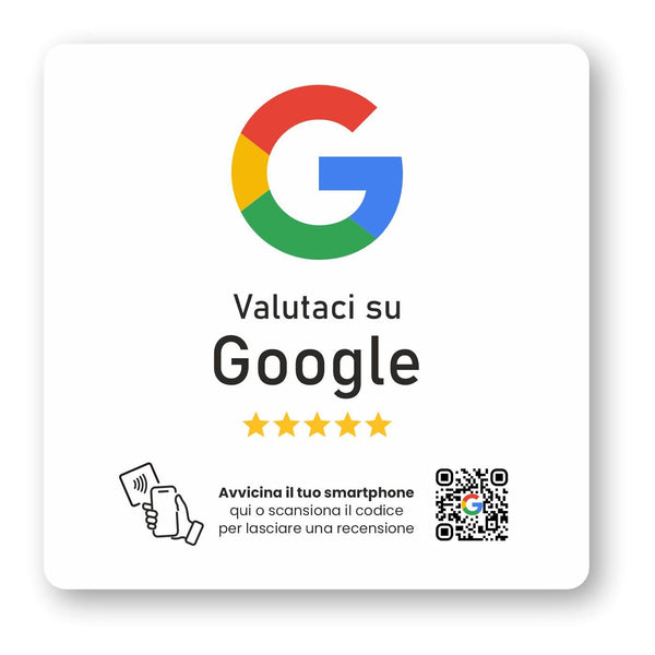 Google Premium Review Plate - 224 Italy
