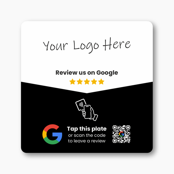 Google Premium Review Plate - Custom Logo - 224 Italy