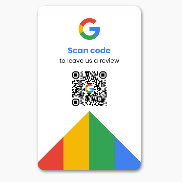 Google Restaurant Review Card & A6 Sign Bundle - Tap and Scan - 224 Italy