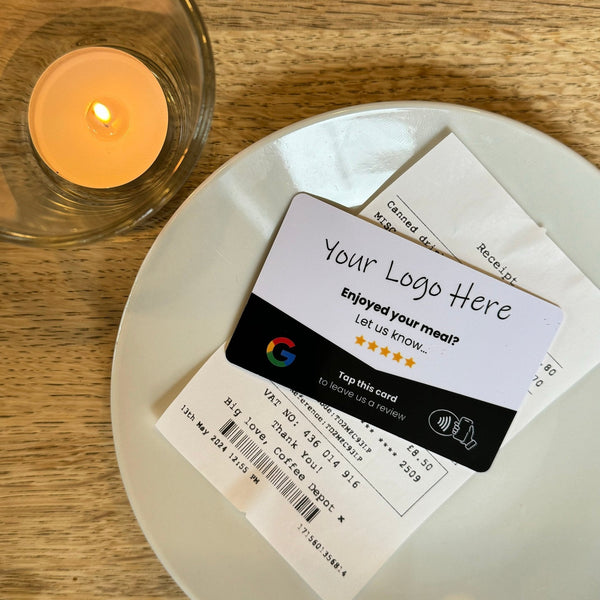 Google Restaurant Review Card - Custom Branded - Tap and Scan - 224 Italy