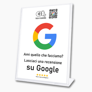 Google Tap to Review Sign in Italian - 224 Italy