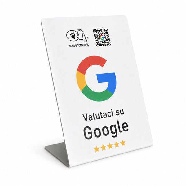 Google Review Sign - Premium Design - Custom Logo