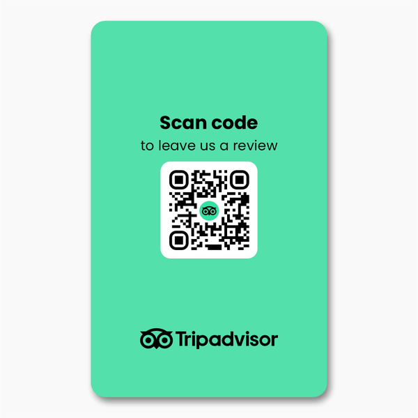 Tripadvisor Restaurant Review Card - Custom Branded - Tap and Scan - 224 Italy