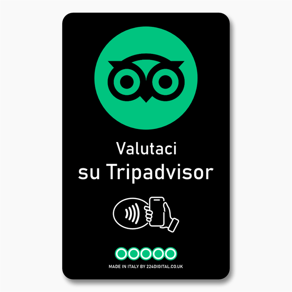 Tripadvisor Review Card - NFC only - 224 Italy