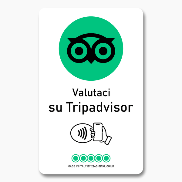 Tripadvisor Review Card - NFC only - 224 Italy